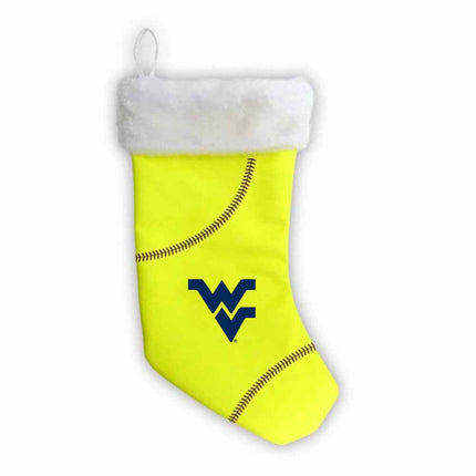 West Virginia Mountaineers Softball Christmas Stocking - Authentic Series