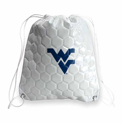 West Virginia Mountaineers Soccer Drawstring Bag - Authentic Series