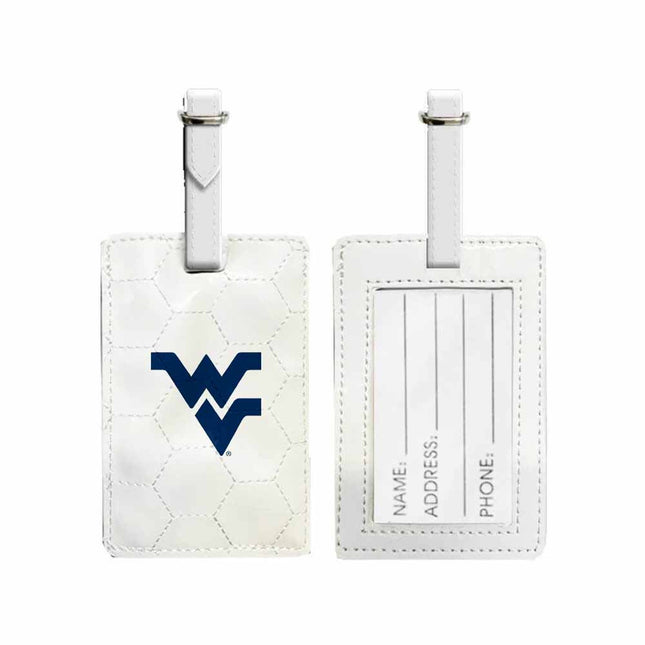 West Virginia Mountaineers Soccer Luggage Tag - Authentic Series