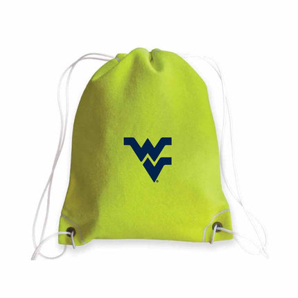 West Virginia Mountaineers Tennis Drawstring Bag - Authentic Series