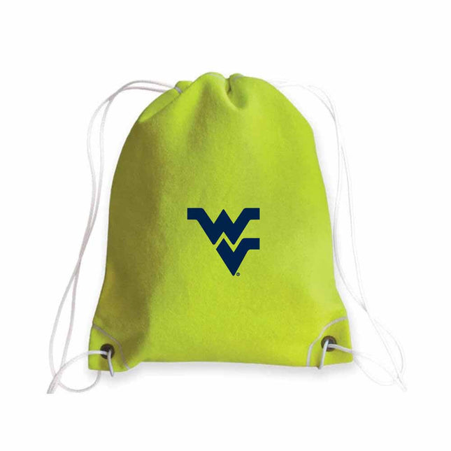West Virginia Mountaineers Tennis Drawstring Bag - Authentic Series